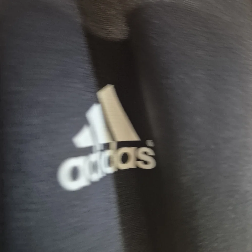 adidas Black Sweatpants with Orange Belt